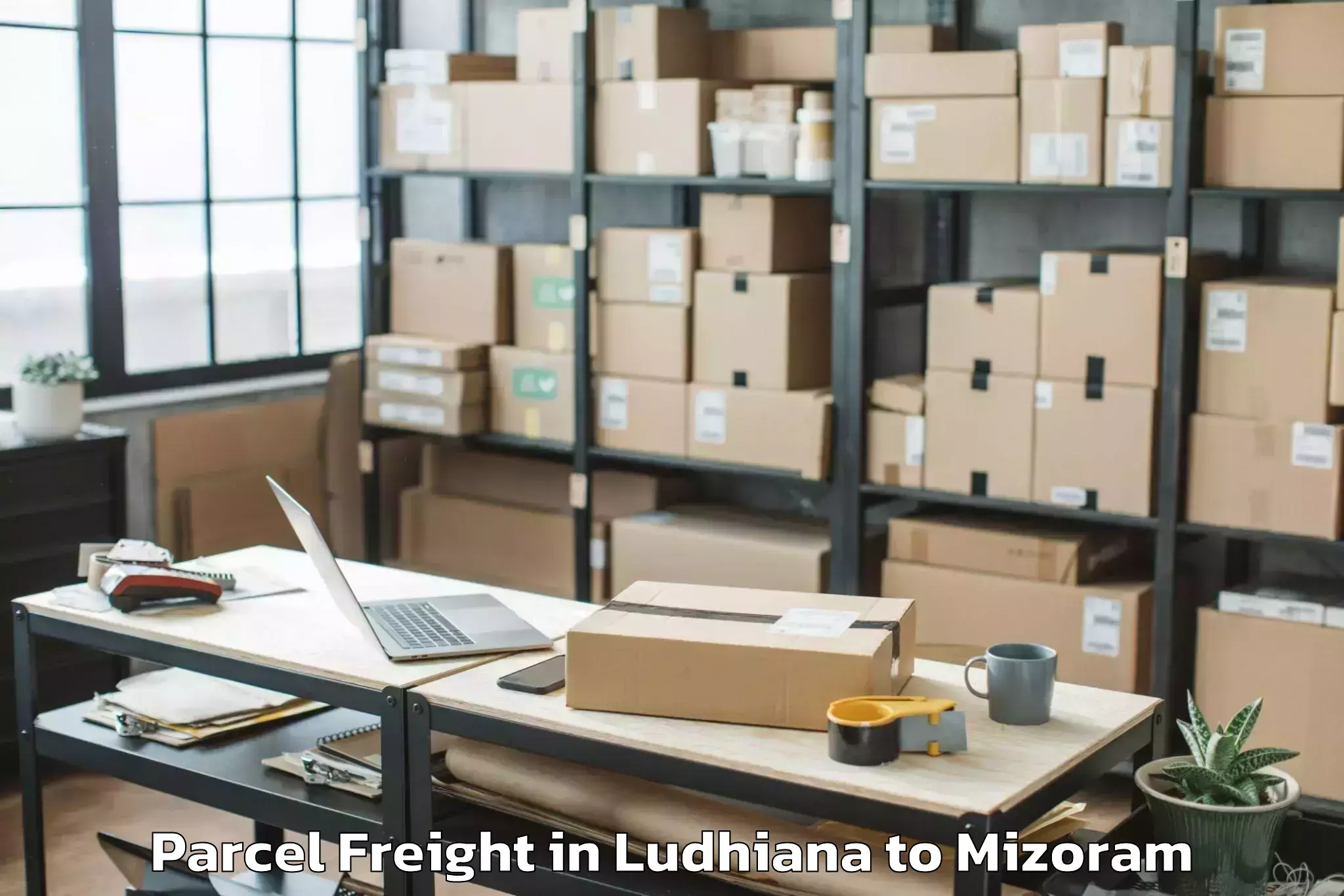 Professional Ludhiana to Sairang Parcel Freight